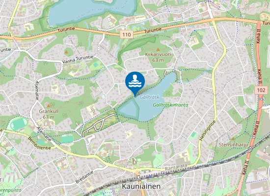 Map of Gallträskin Uimaranta
