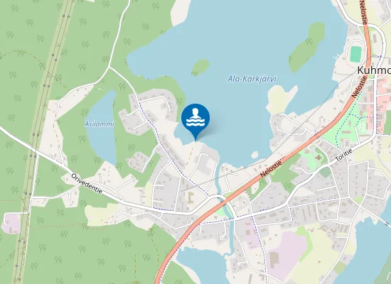 Map of Rekolan uimaranta