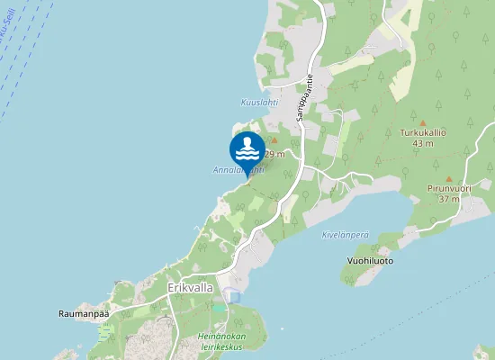 Map of Annalanlahden ranta