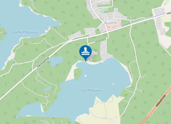 Map of Iso-Palojärven Uimaranta