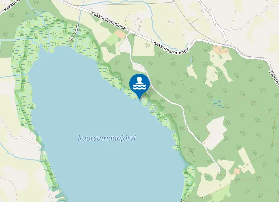 Map of Kuorsumaan uimapaikka