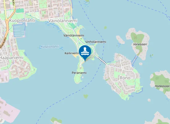 Map of Peräniemen uimaranta