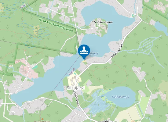 Map of Siikajärven uimapaikka