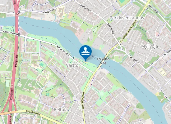 Map of Värtön ranta