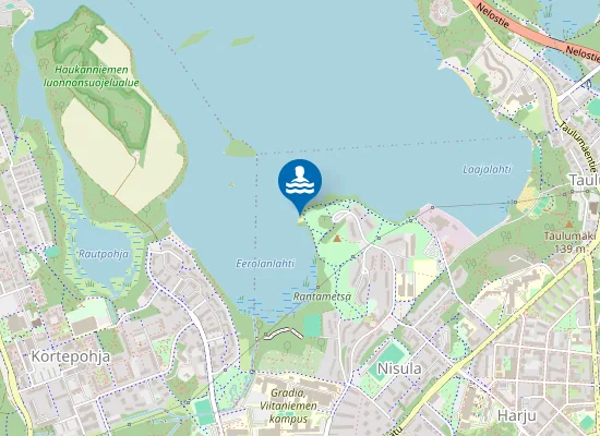 Map of Viitaniemen uimaranta