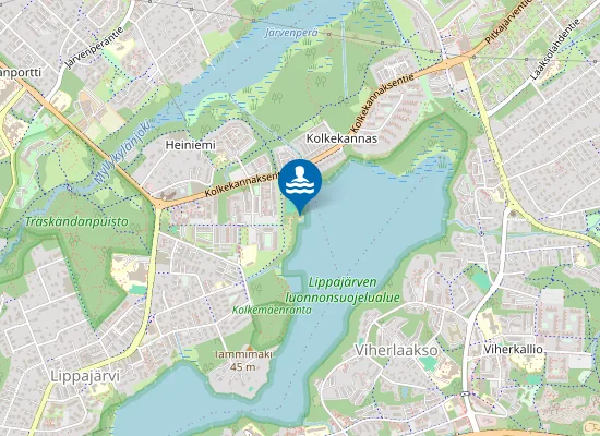 Map of Vilniemen uimaranta