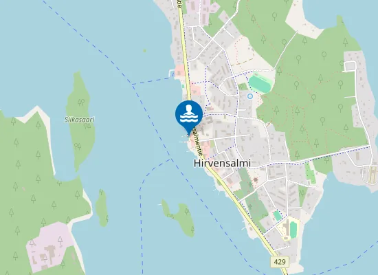 Map of Hirvensalmi