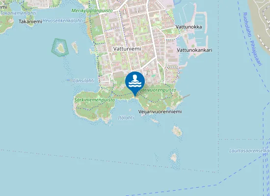 Map of Veijarivuoren uimaranta