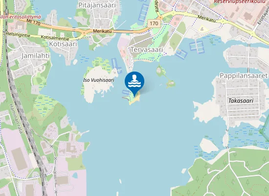 Map of Rampsinkarin uimaranta