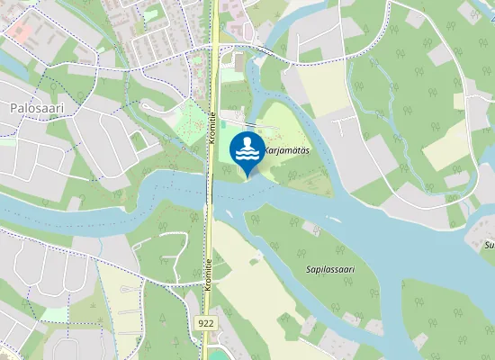 Map of Kallioputaan uimaranta