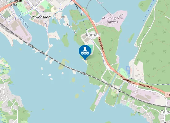 Map of Kämärin uimaranta