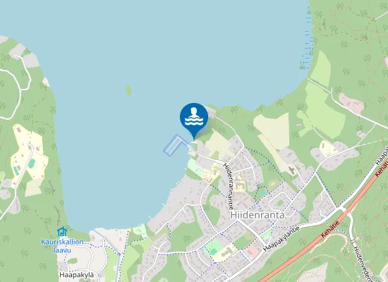 Map of Hiidenrannan uimaranta