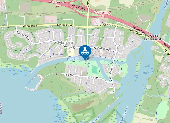 Map of Marjalan uimaranta