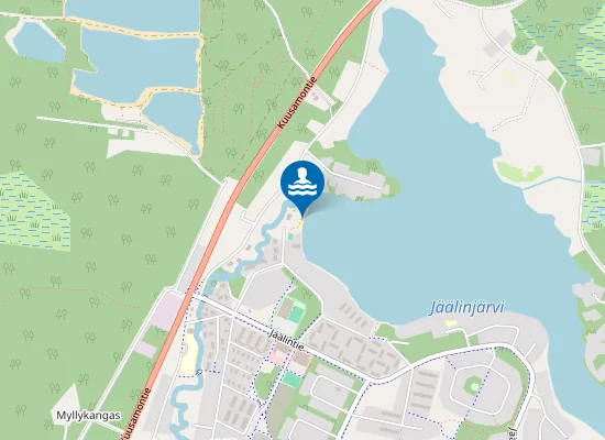 Map of Jäälin uimaranta