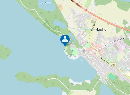 Map of Pappilanaron uimaranta