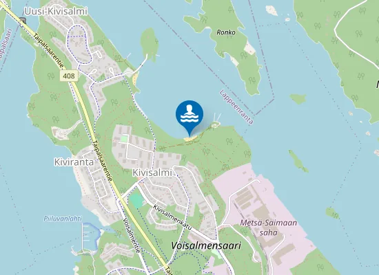 Map of Kivisalmen uimaranta