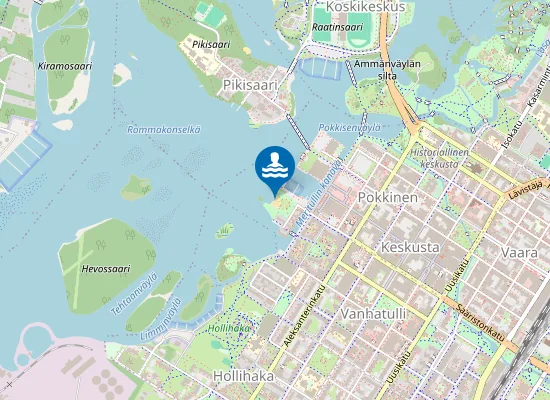 Map of Kiikelin uimaranta