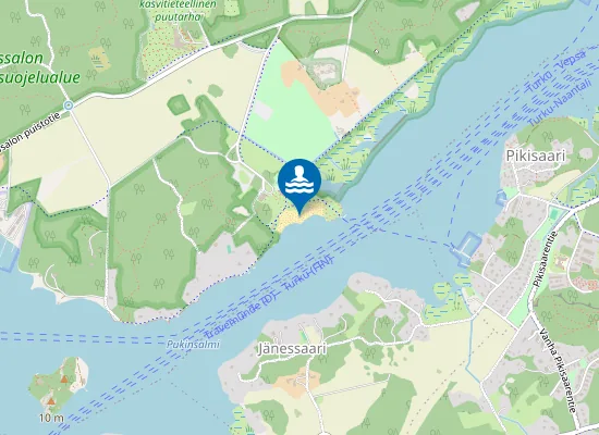 Map of Kansanpuiston uimaranta