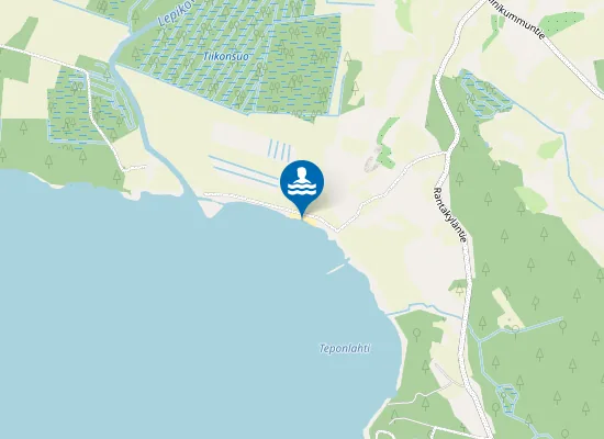 Map of Niinikummun uimaranta