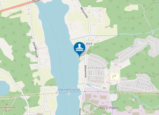 Map of Linnavuoren Uimaranta