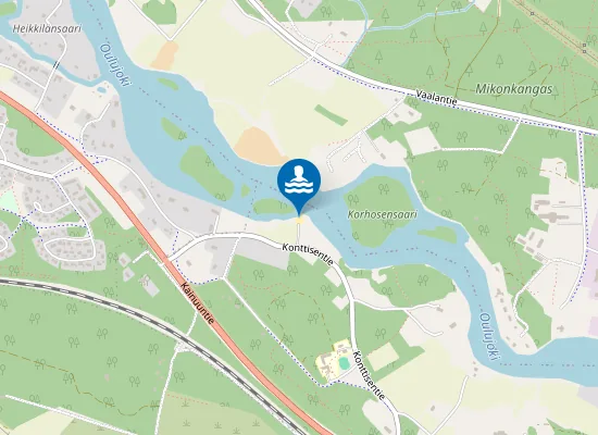 Map of Konttisenkankaan uimaranta