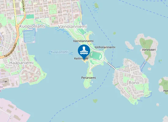 Map of Keiliniemen uimaranta