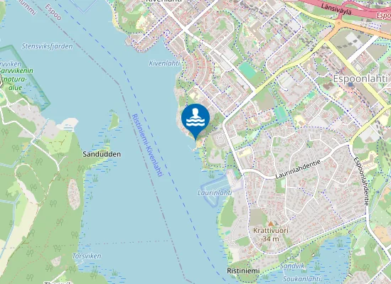 Map of Laurinlahden uimaranta