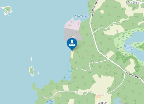 Map of Mustfinn Strand