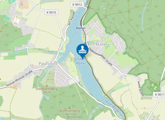 Map of TALSPERRE MALTER