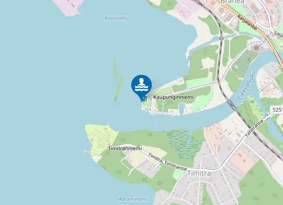 Map of Kaupunginniemen uimaranta
