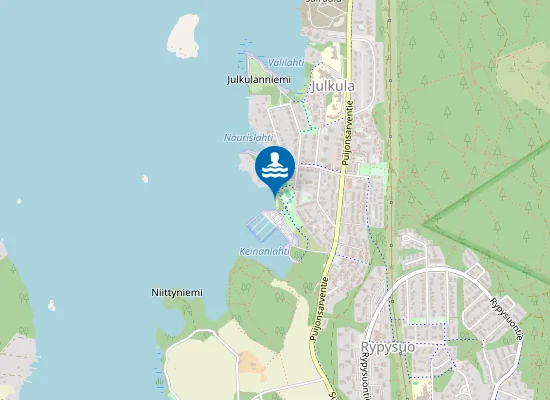Map of Keinänlahden uimaranta