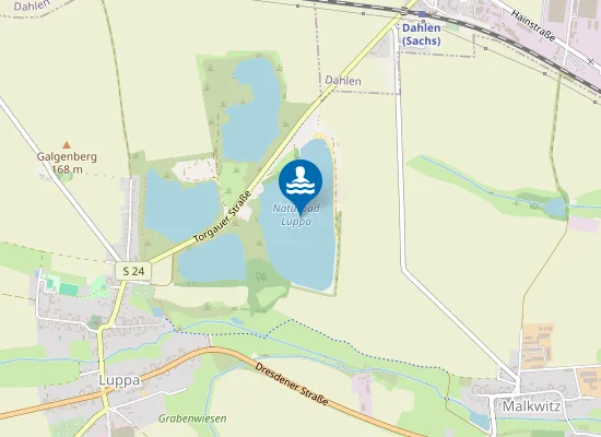 Map of KIESGRUBE LUPPA