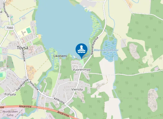 Map of Vuorenmaan ranta