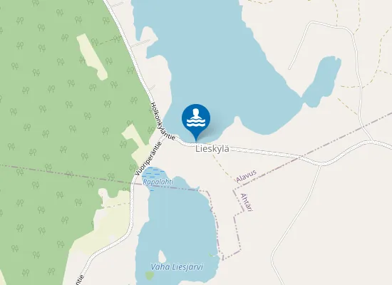 Map of Liesjärven ranta