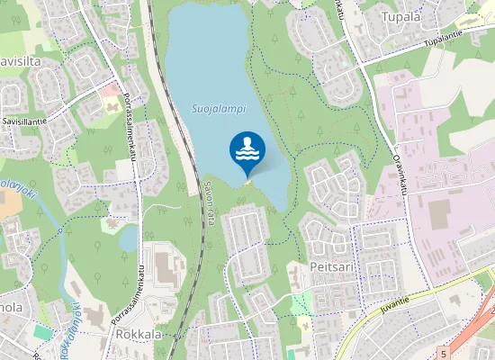 Map of Suojalampi
