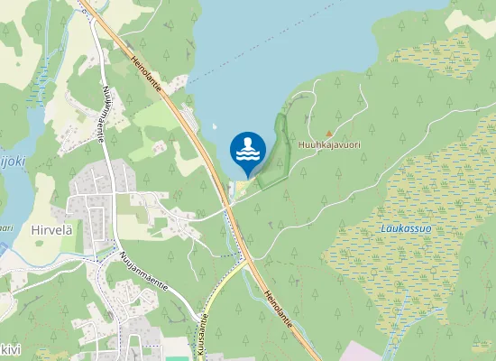 Map of Sompasen uimaranta