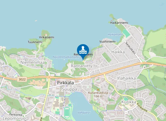 Map of Rantaniityn uimaranta