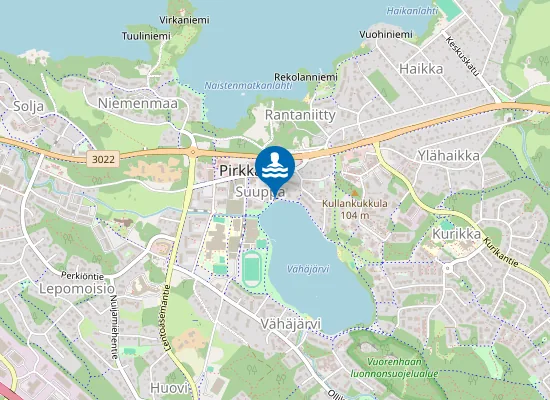 Map of Patokujan uimaranta