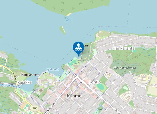 Map of Ruukinrannan uimaranta