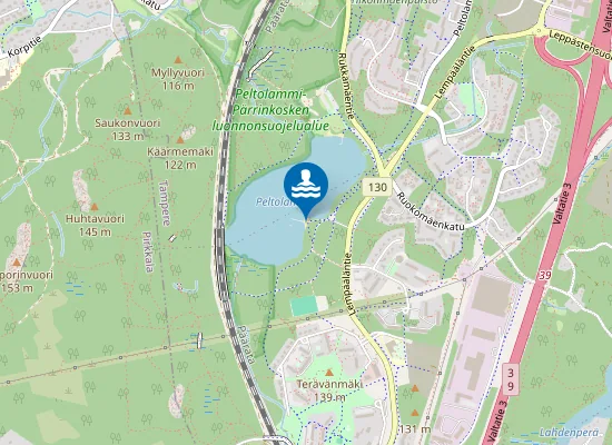 Map of Multisillan uimaranta
