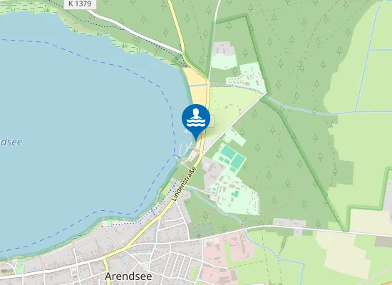Map of Arendsee Bst Strandbad