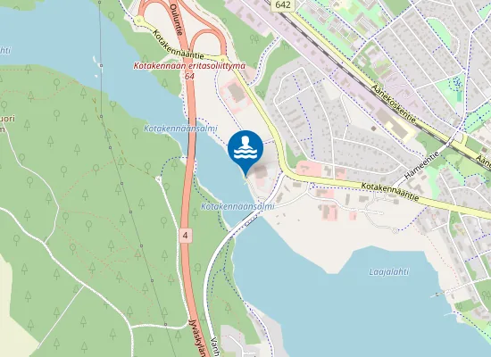 Map of Kotakennään uimaranta