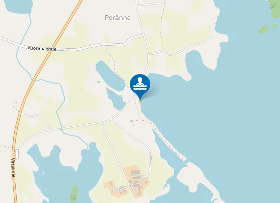 Map of Peränteen uimaranta