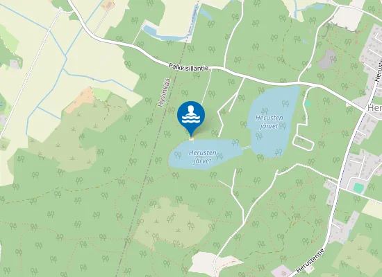 Map of Herusten uimaranta