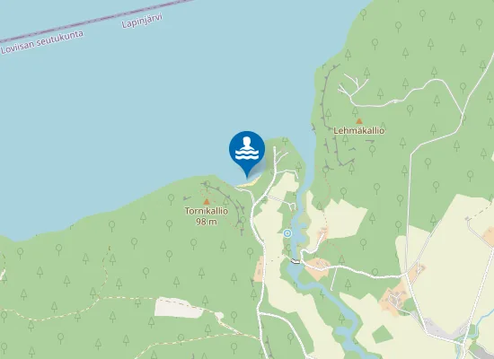 Map of Porlammin Uimaranta