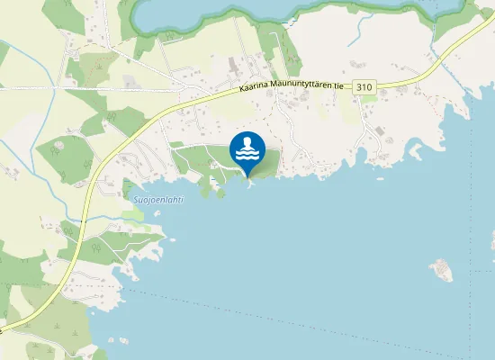 Map of Liuksialan uimaranta