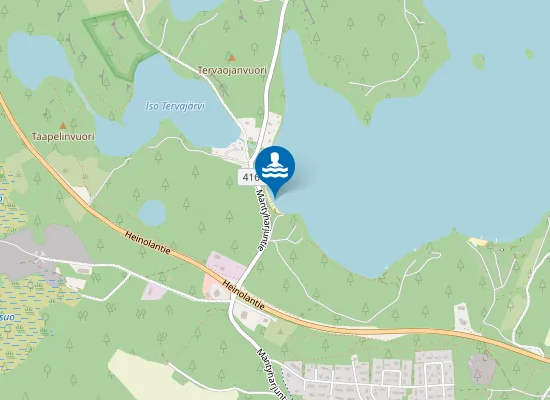 Map of Jaalan kirkonkylän uimaranta