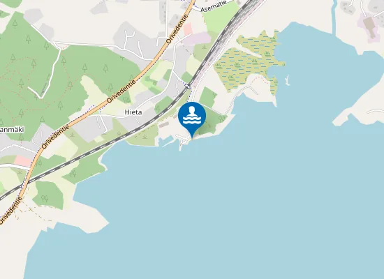 Map of Hiedan Uimaranta