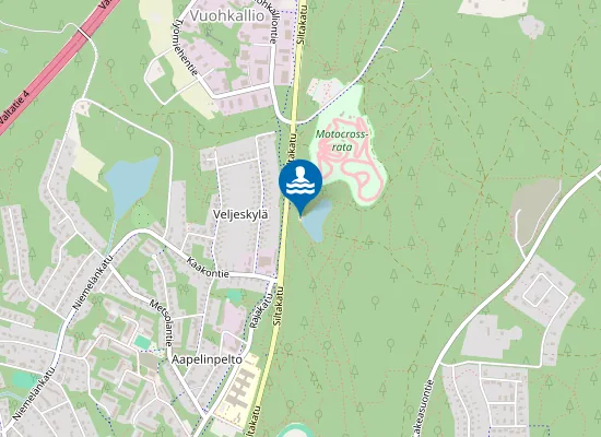 Map of Uudenriihenlammen Uimaranta