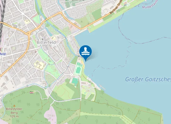 Map of GROSSE GOITZSCHE NIEMEGKER SEE AM STADION